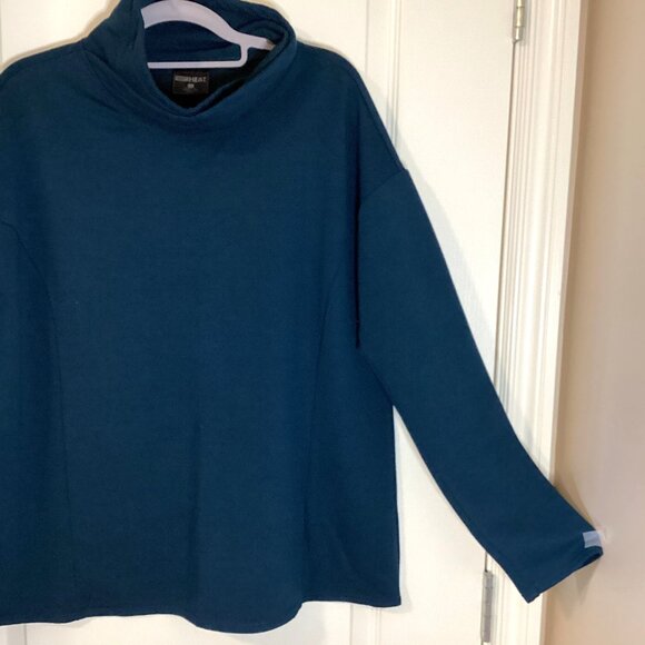 32 Degrees Heat Women's Sweatshirt Funnel Neck Long Sleeves Fleece Size L Soft - Picture 2 of 7
